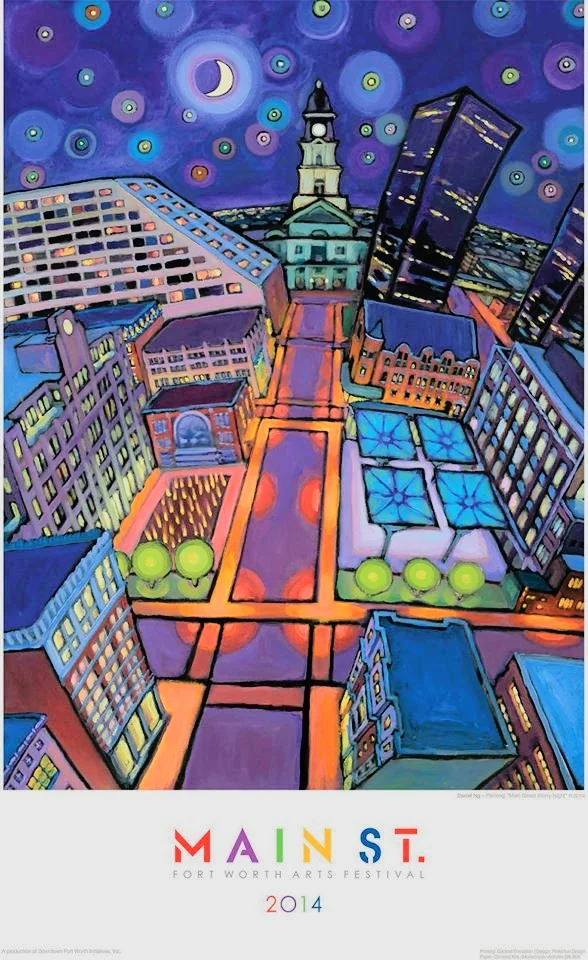 Daniel NG 油絵 (River Village Tuscany)